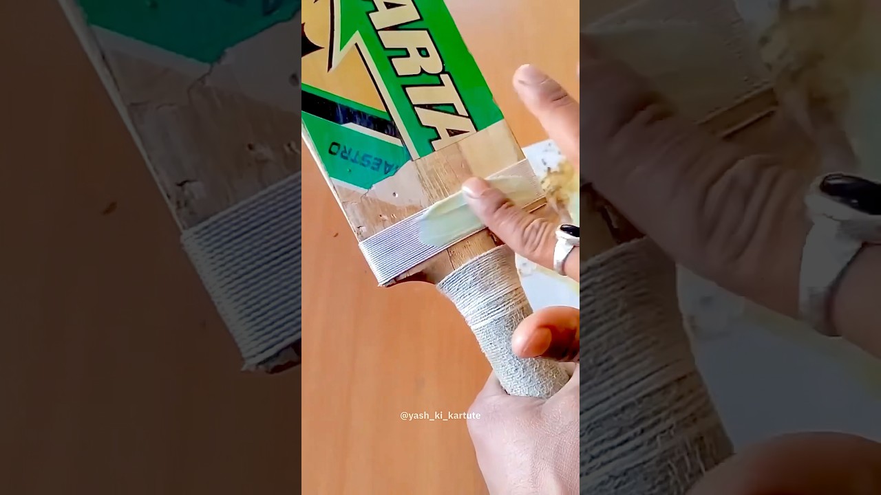 How To Do Cricket Bat Threading at Home 