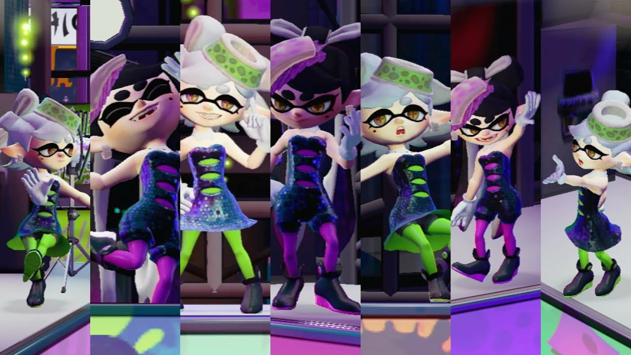 All Squid Sisters Amiibo Performance - MVs | Splatoon Wii U