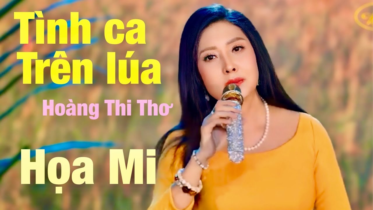 TÌNH CA TRÊN LÚA | St : Hoàng Thi Thơ | Ca Sĩ Hoạ Mi