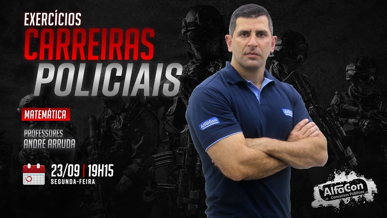 Aula de RLM para Carreiras Policiais - Prof. Andr&eacute; Arruda - AlfaCon