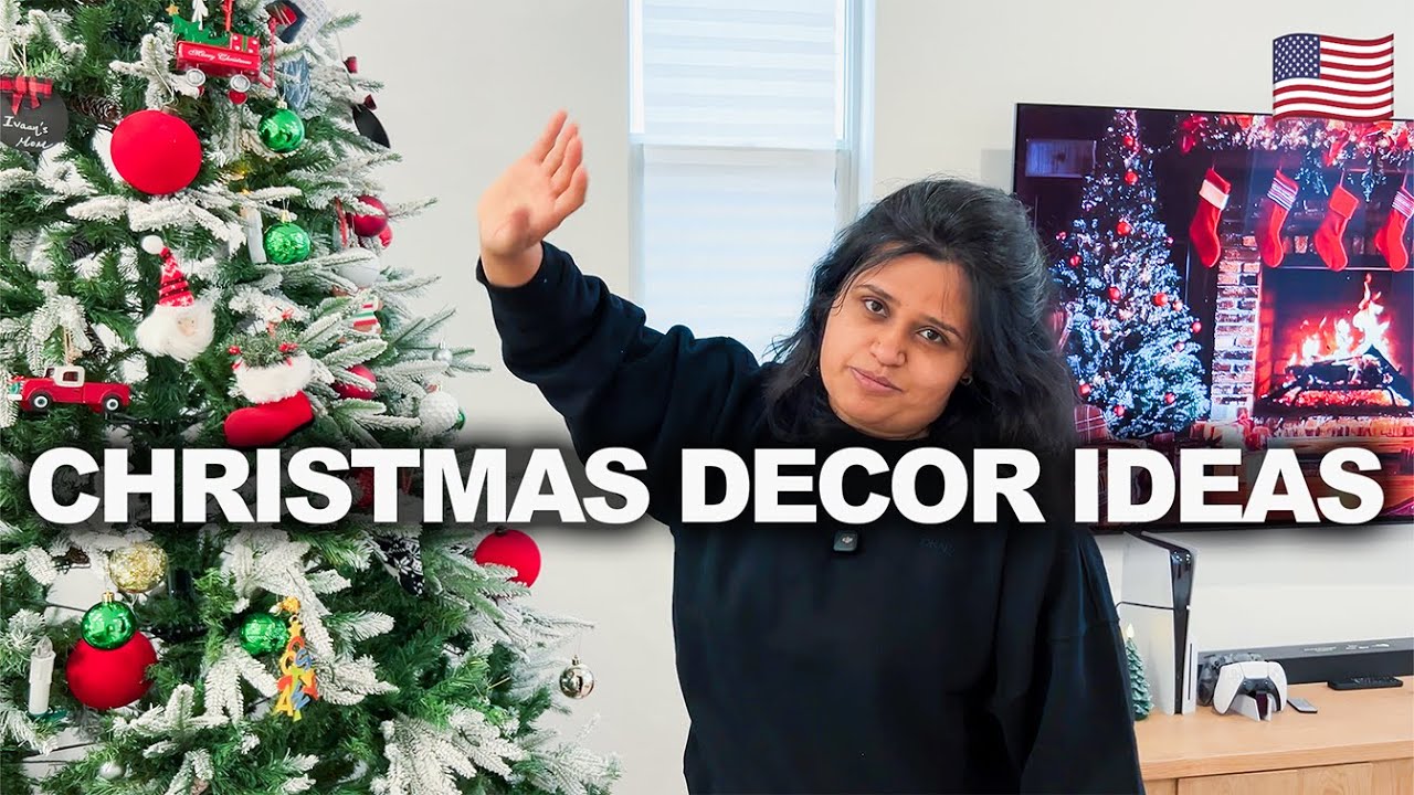 Decorating Our House for Christmas | Indian Parents in the USA