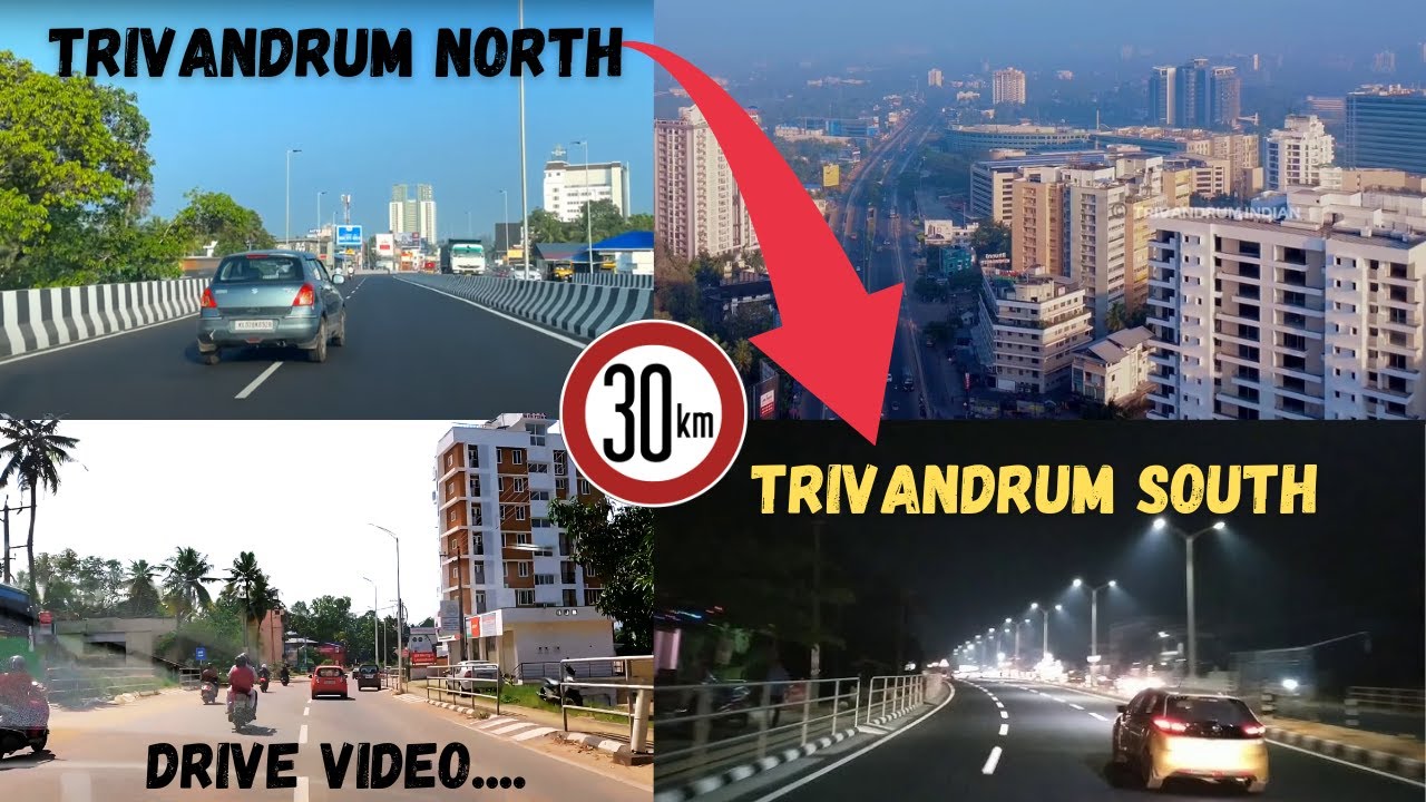 Trivandrum City Drive 🌅  | Kaniyapuram to Balaramapuram | South Kerala Scenic Drive (2025)
