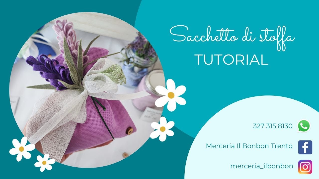 Sacchetto di stoffa 🧵 TUTORIAL