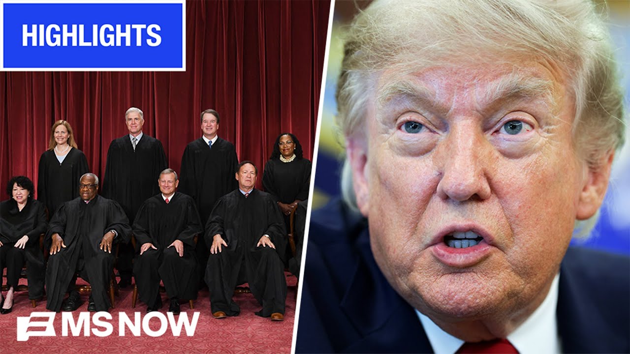 MS NOW hosts react to Supreme Court STRIKING DOWN Trump&rsquo;s birthright citizenship order