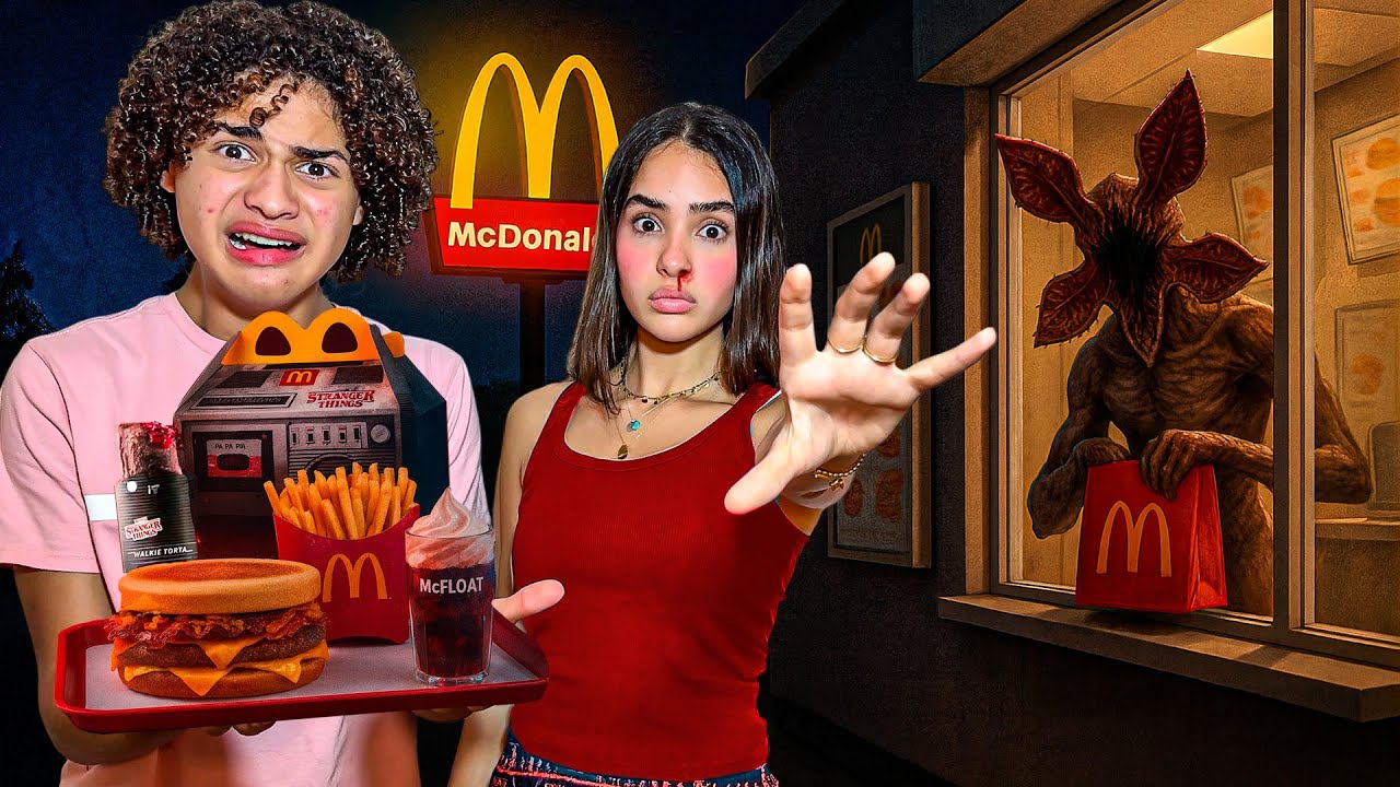 NUNCA COMA MC LANCHE FELIZ DO STRANGER THINGS AS 3:00 HORAS DA MANHÃ...