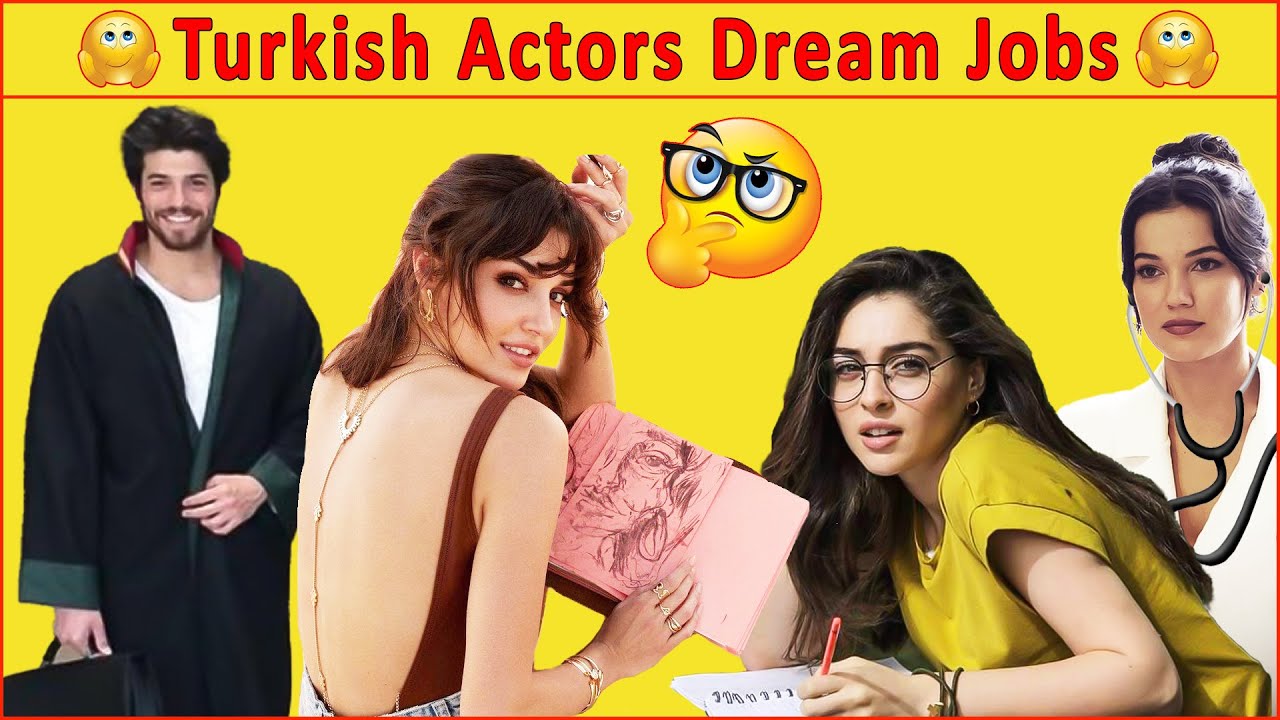 What Would Be Turkish Actors Jobs if They Weren't Actor ?🤔😳😍Turkish Actors Dream Jobs😍 Turkish Drama