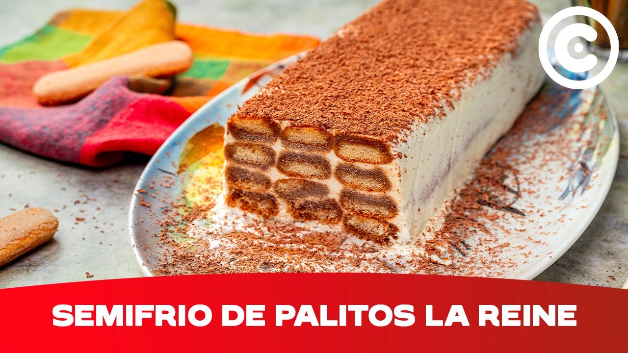 Semifrio com Palitos de La Reine: Receita fresca e saborosa
