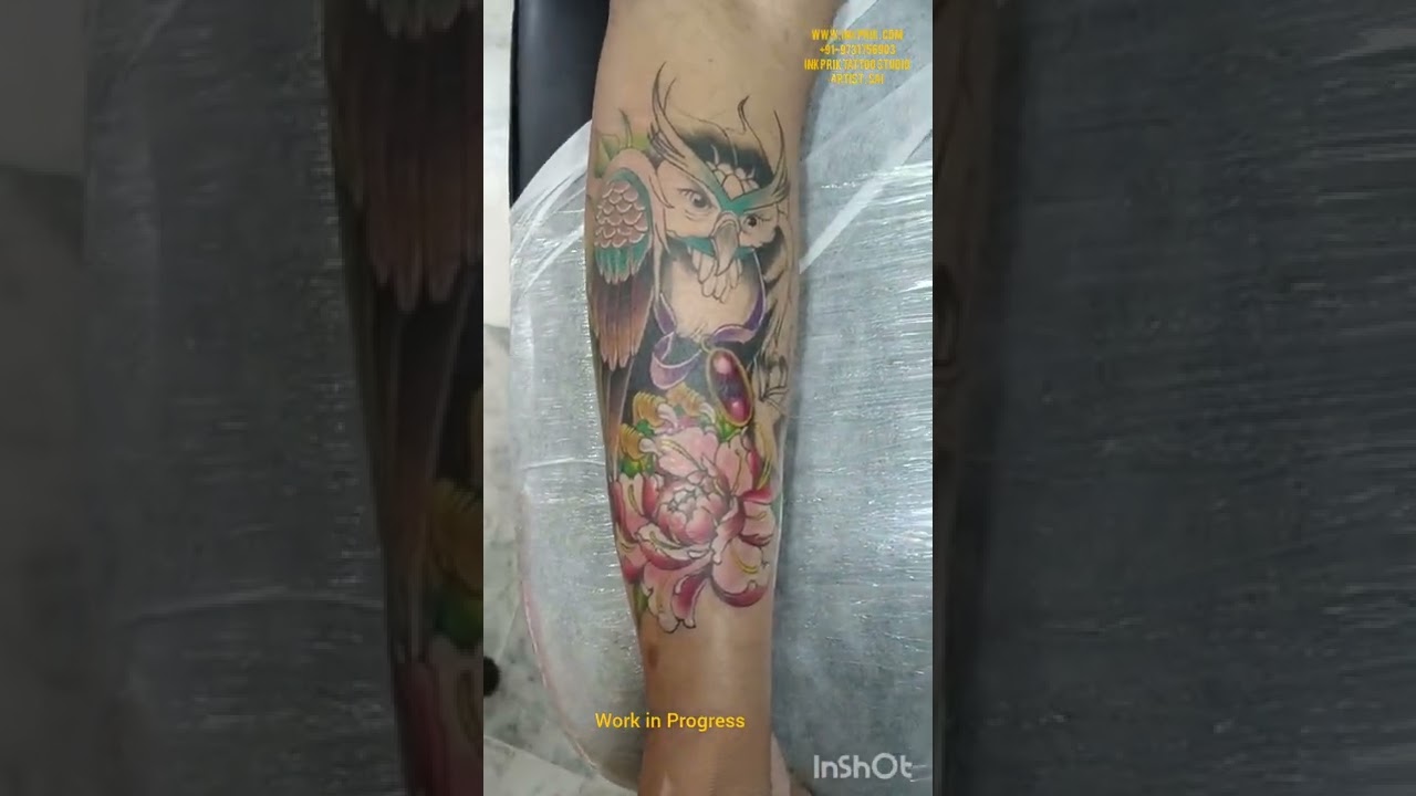 Owl Tattoo #owls #owl2022 #owlbird #owltattoo #inkpriktattoostudio #colorowl #tattoos #tattooartist