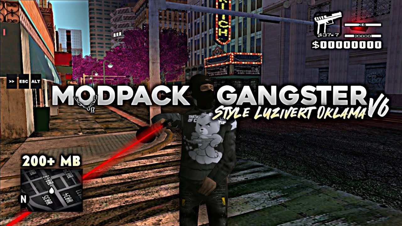 MODPACK GANGSTER STYLE @luzivertoklama V6! | GTA SAMP ANDROID!