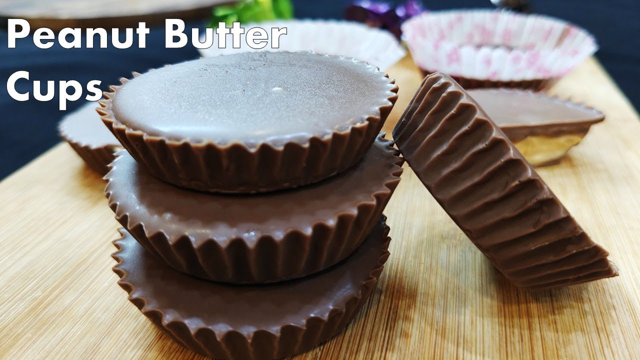 Homemade peanut butter cups recipe/ how to make peanut butter cups/ chocolate cups #chocolaterecipe