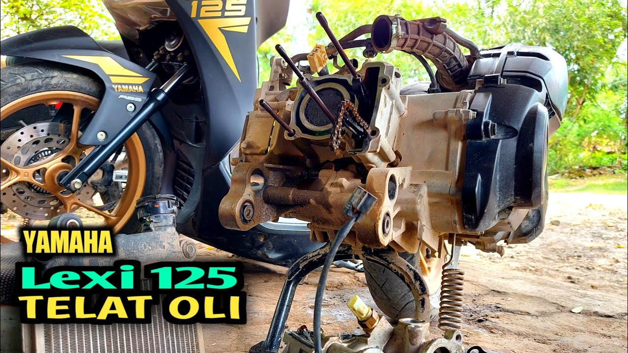 Yamaha Lexi 125 telat oli, suara kasar dan berasap #KakexChannel