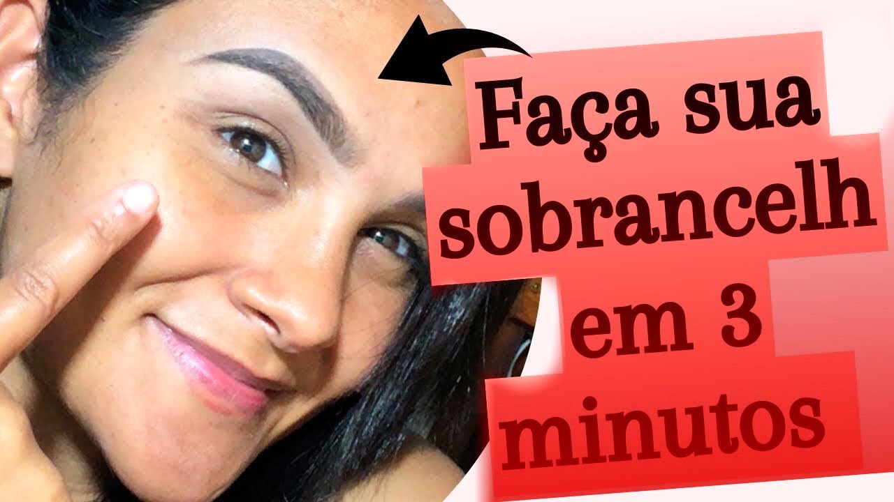 Dica para FAZER a SOBRANCELHA PERFEITA em casa | Simples e natural
