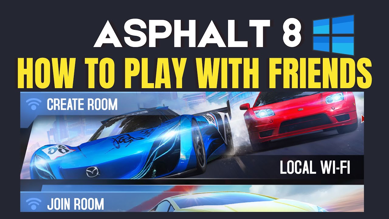 Как играть в Asphalt 8 с друзьями / Как использовать локальный Wi-Fi?
