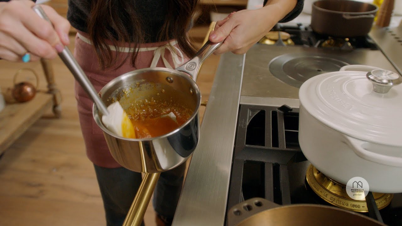 How to Make Caramel Sauce | Magnolia Table with Joanna Gaines | Magnolia Network
