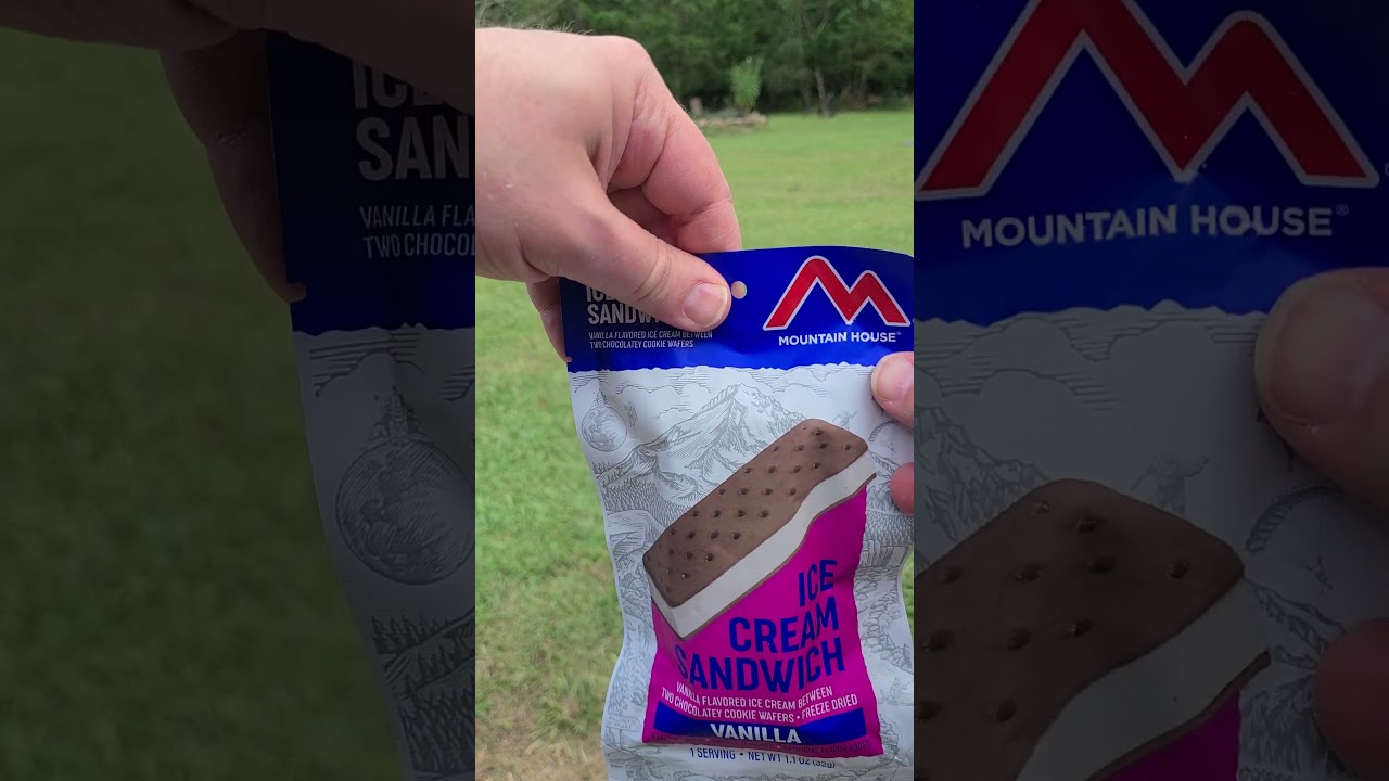 Как астронавты &mdash; замороженный сэндвич-мороженое Mountain House #walmartfinds #freezedried