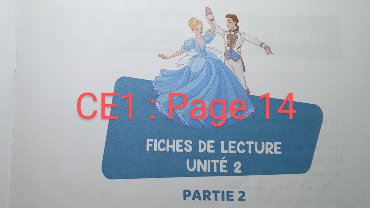 CE1 : Fichier de lecture Cendrillon page 14 . Le trésor des mots