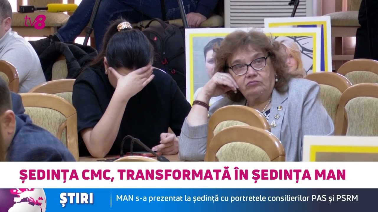 Sala de ședințe a Primăriei a devenit din nou scenă pentru declarații politice