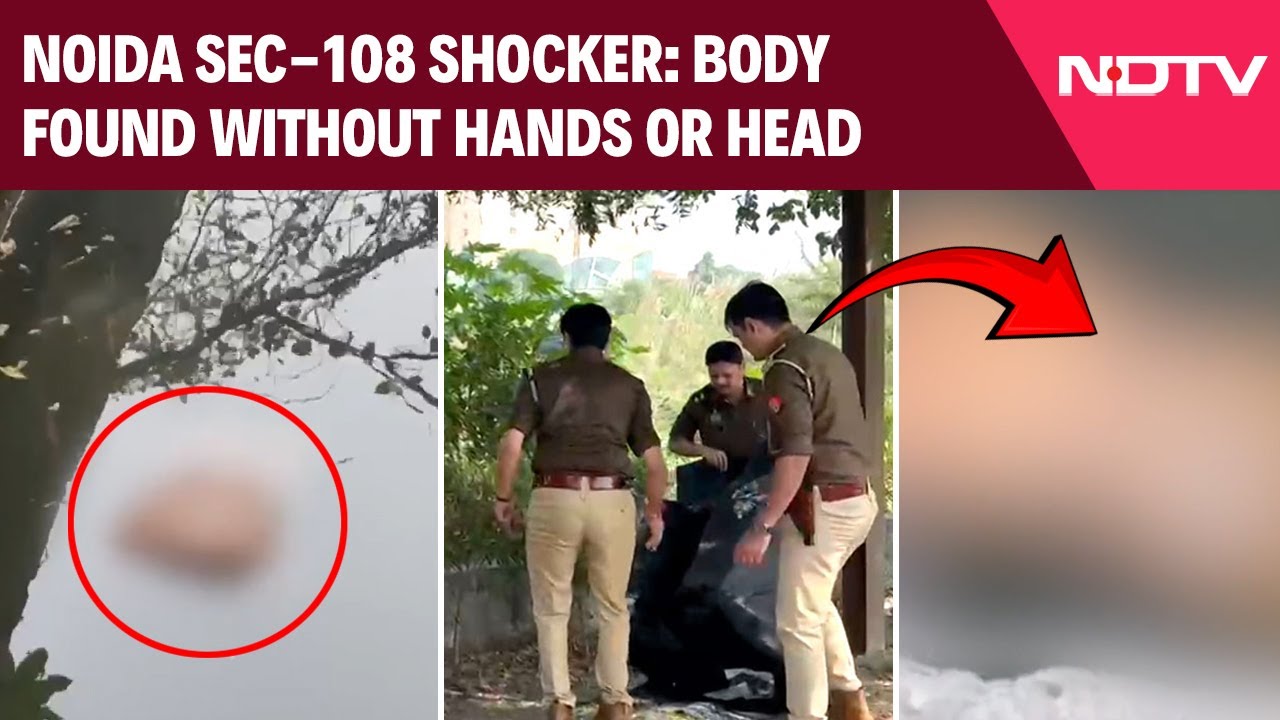 Noida Murder Case: Woman's Headless, Naked Body Found Floating In Drain In Posh Noida Sector