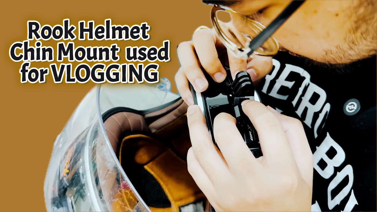 Installing the GRX Universal Chin Mount on My Rook Helmet | Perfect Setup for Motovlogging!