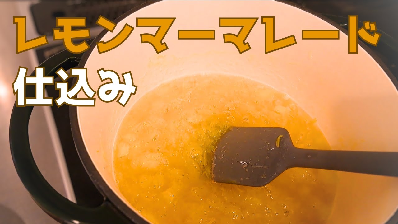 【おうちvlog】レモンマーマレードを仕込む日