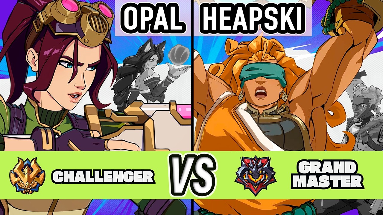 2XKO ▰ Opal (Caitlyn / Ahri) vs Heapski (Illaoi / Ekko) ▰ High Level Gameplay