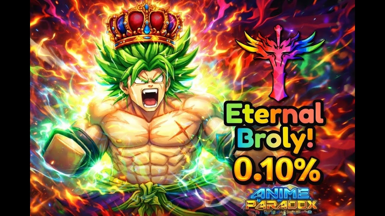 I Rolled a 0.1% GOD TRAIT on Broly… Then Evolved Him 😳 | Anime Paradox