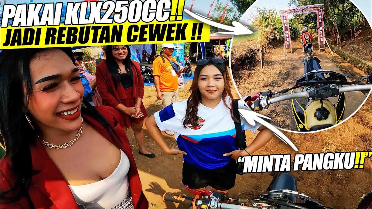 PAKAI KLX250cc !! Langsung Banyak Yang Nempel, SAMPEK MINTA PANGKU !! 😋