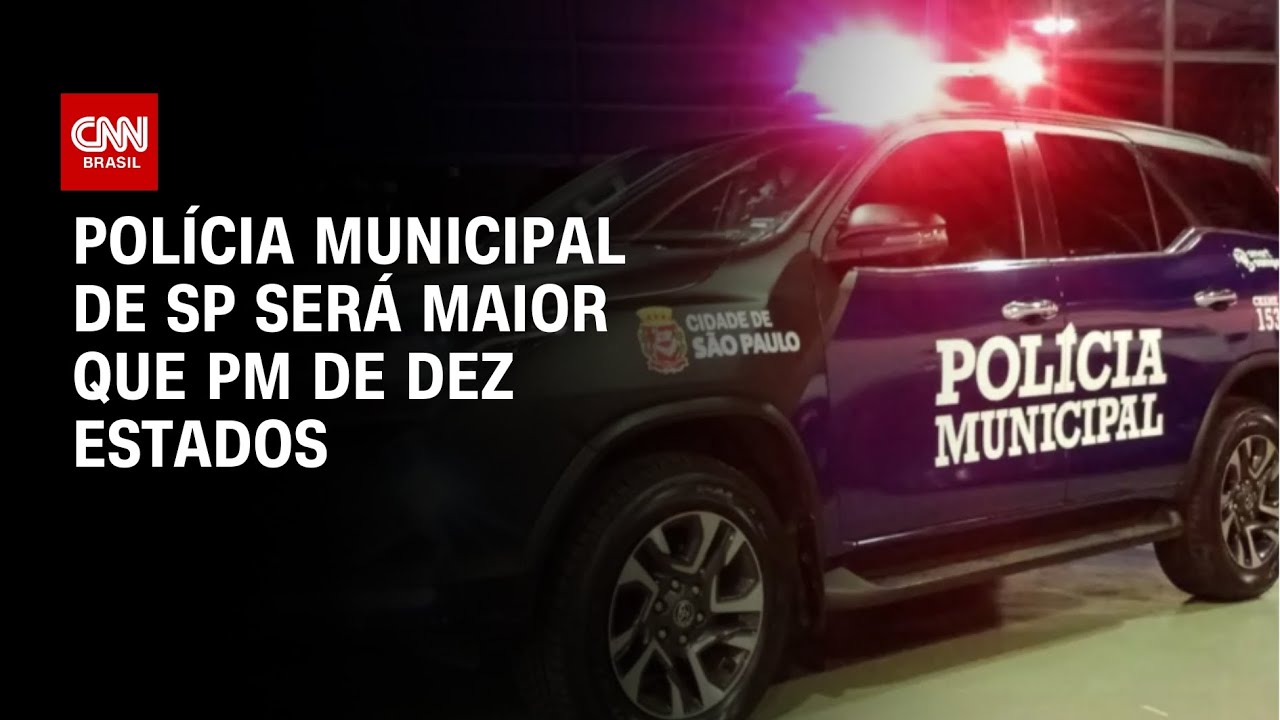 Polícia Municipal de SP será maior que PM de dez estados | LIVE CNN
