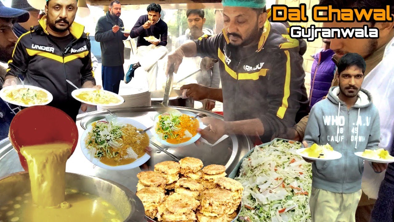 Desi Dhaba Jaan Bhai Ki Dal Chawal | World Record Cheap Food | Gujranwala Street Food Pakistan