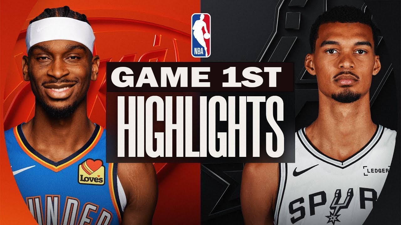 Oklahoma City Thunder Vs San Antonio Spurs Game 1ST Highlights - Jan 13,2026 | NBA