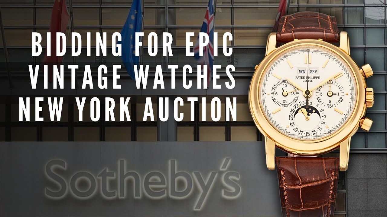 Buying RARE Vintage Watches at Auction
