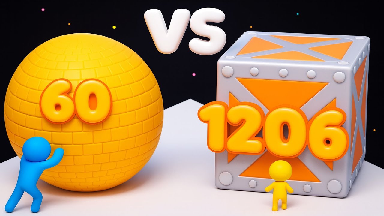 Push Harder Math Run 🧮 vs Rescue Push Ball Run 3D 🚀 | Ultimate Merge & Puzzle Race Mobile Gameplay