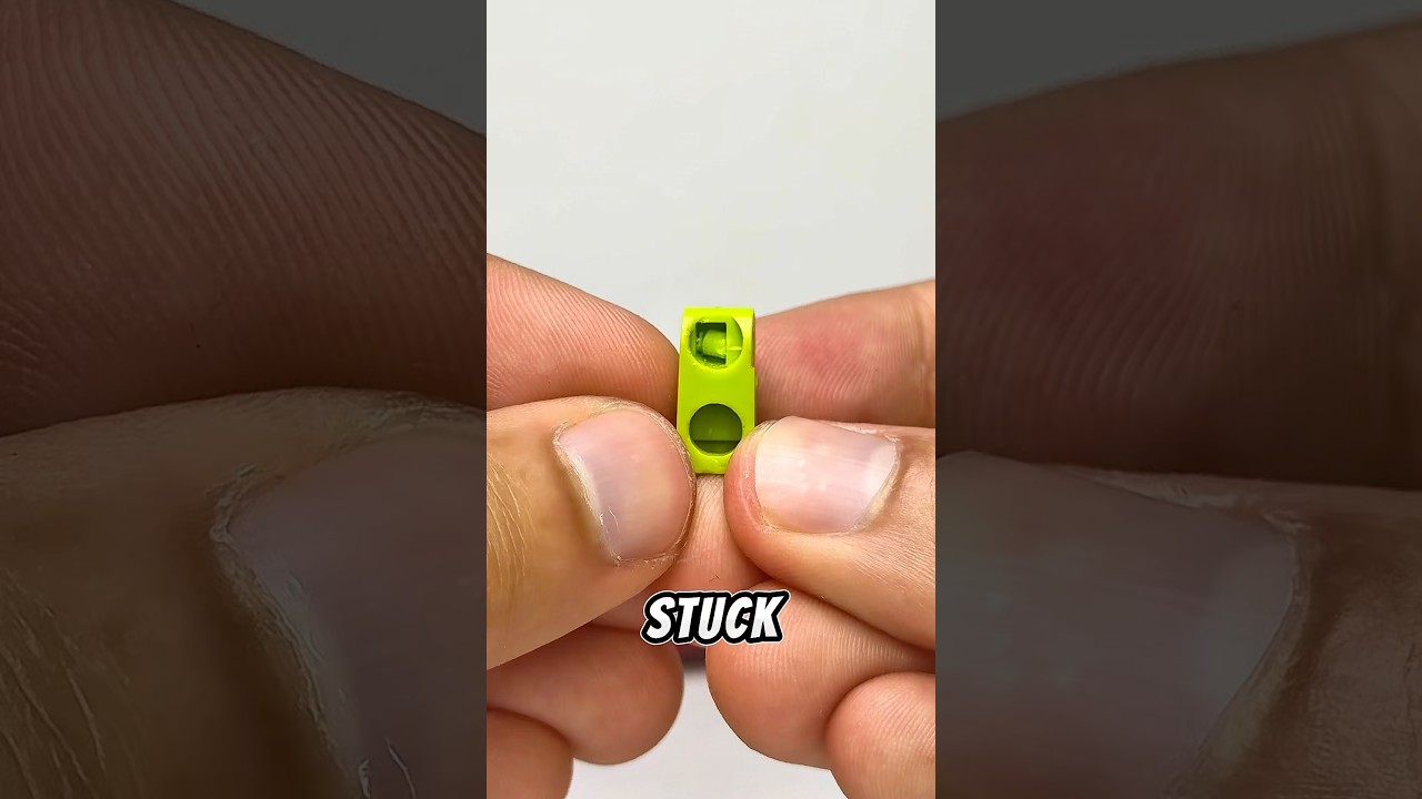 Fixing a Stuck LEGO Leg with YOUR Comments (You Won&rsquo;t Believe How!) #lego #legos #shorts