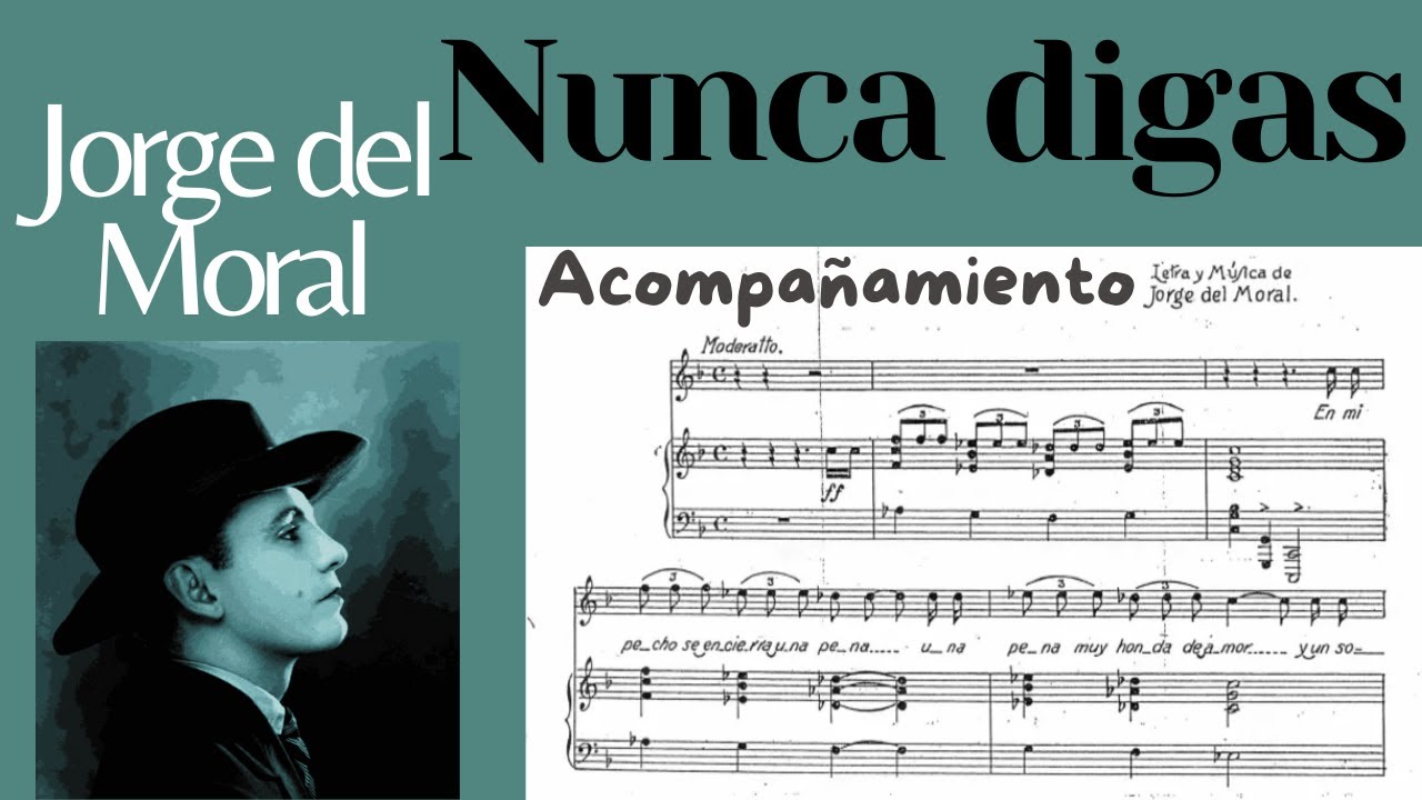 Nunca digas- Jorge del Moral (acompañamiento)