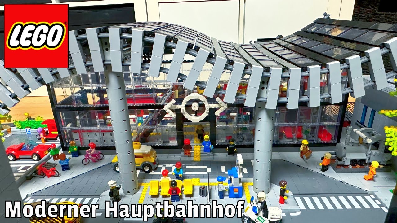 Kompletter Bau des modernen Hauptbahnhofes aus LEGO® mit Abo-Special | LEGO® Stadt Update Extra