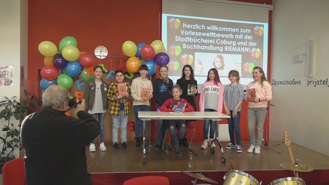 Leseratten in der R&uuml;ckert Schule - 60. Stadt- und Kreisentscheid des Vorlesewettbewerbs