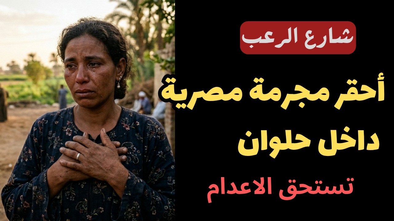 شارع الرعب ⛔  أحقر مجرمة مصرية داخل حلوان تستحق الإعدام | قصص جريمة حقيقية