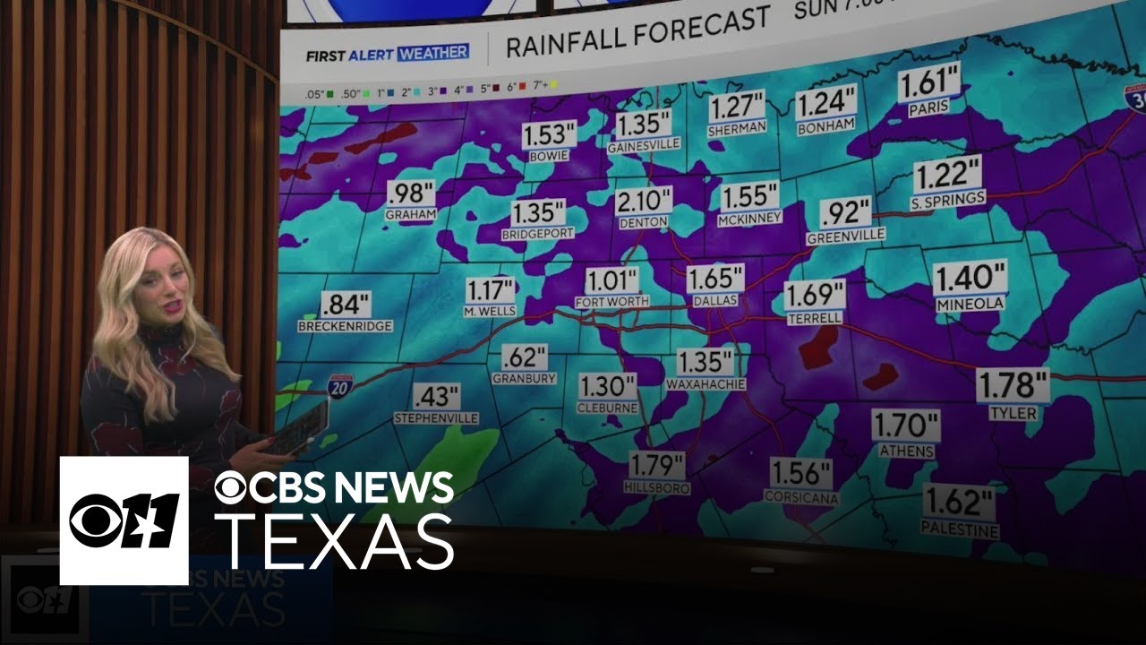 Heavy rain this weekend could lead to flooding in parts of North Texas