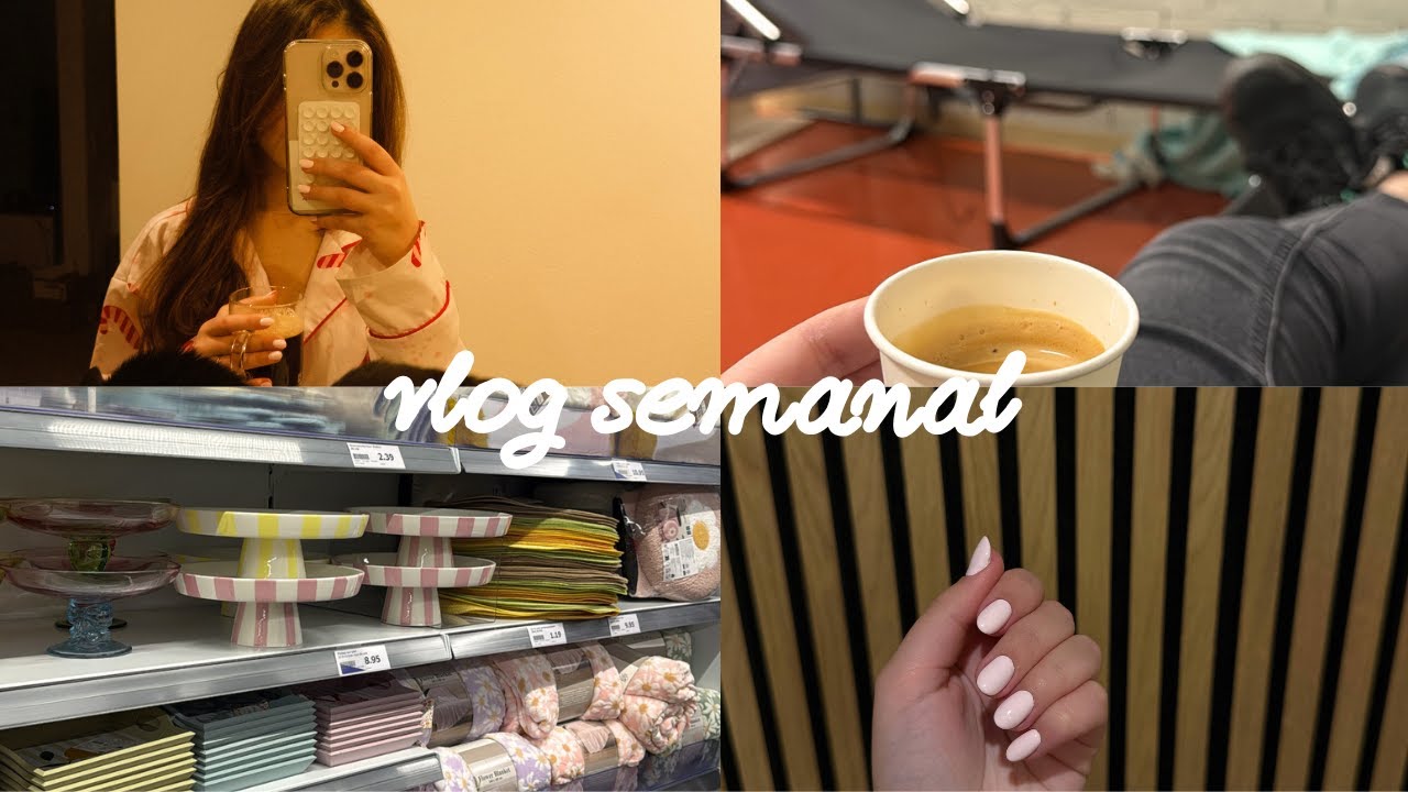 Vlog semanal | trabalho e comprinhas