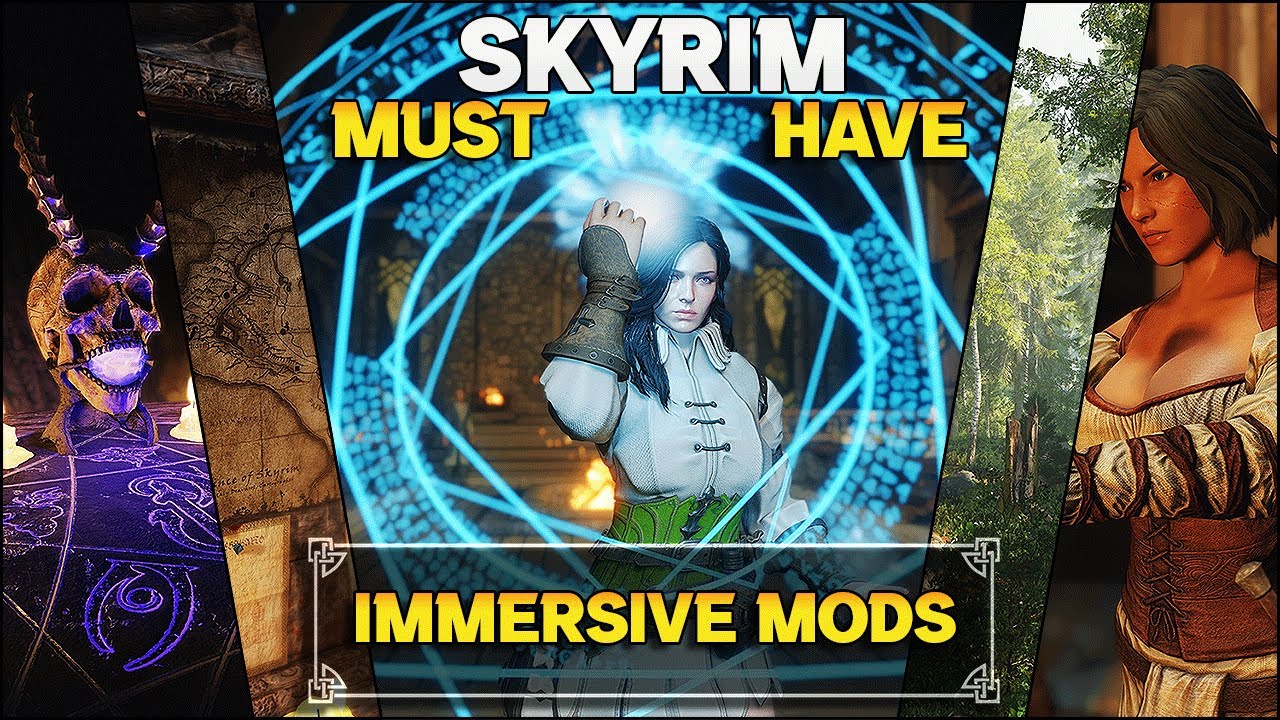 БОЛЕЕ 15 захватывающих модов для Skyrim, которые сделают Skyrim живым в 2024 году!