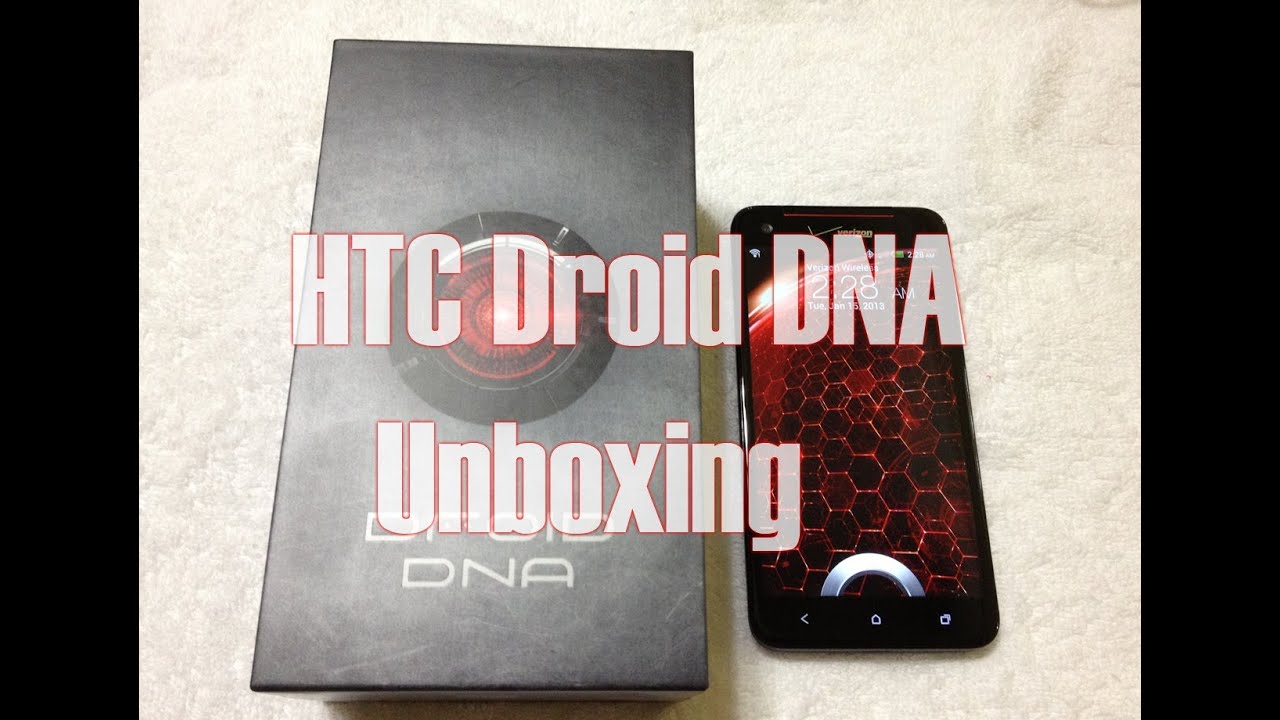 HTC Droid DNA Unboxing (Verizon)