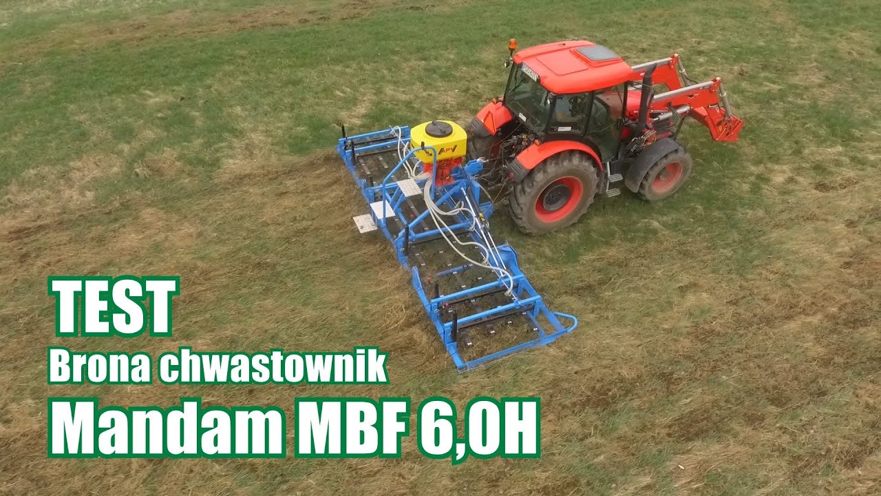 Brona na łąki i pastwiska - Mandam MBF 6,0 H - test top agrar Polska