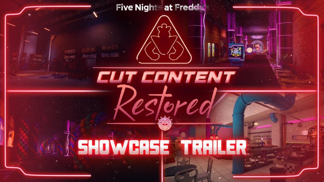 FNAF Security Breach | Cut Content Restored Showcase Trailer