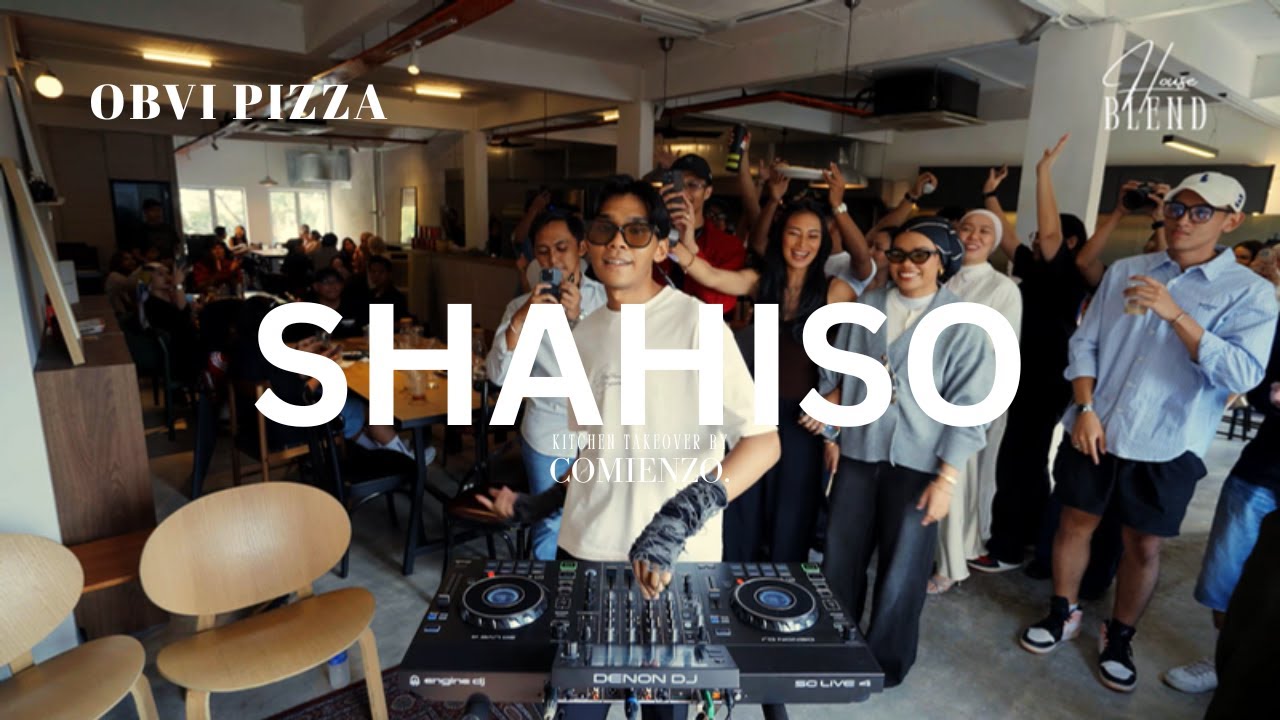 House Blend | Shahiso at Obvi Pizza | R&B Edits,  Malay & Indo Amapiano | Cafe DJ set, Kuala Lumpur