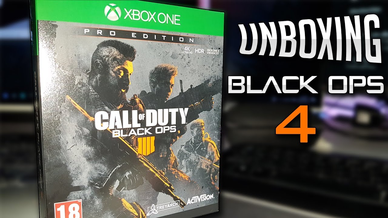 Unboxing: Call Of Duty Black OPS 4 PRO EDITION Xbox one/X - Early - BO4