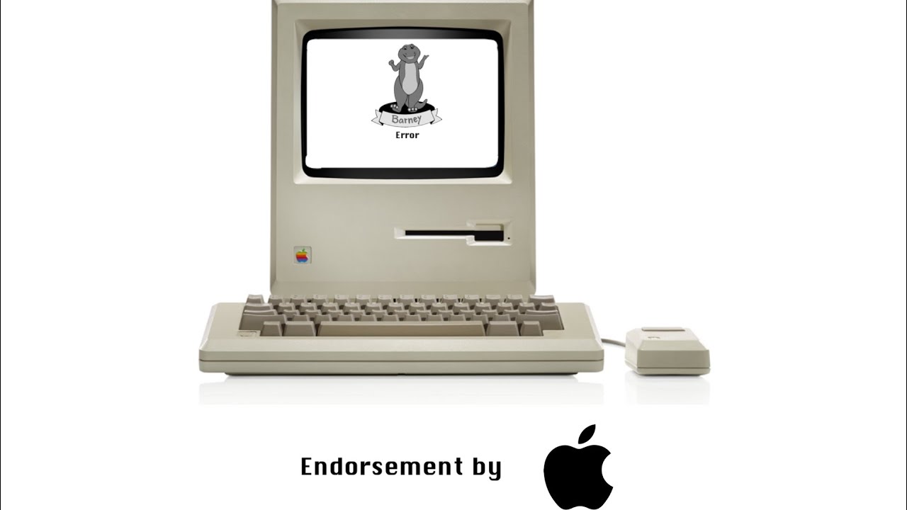 Barney Error Classic Apple Macintosh Desktop Edition (15+ ONLY)