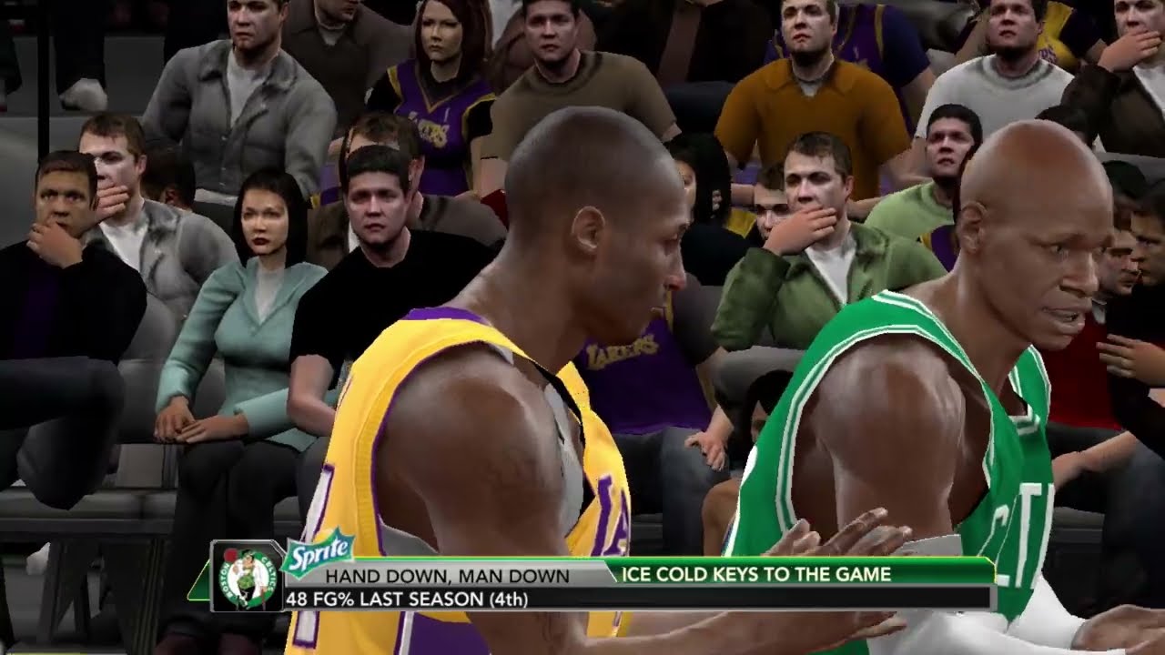 NBA 2K10 PS3 - Boston Celtics vs Los Angeles Lakers