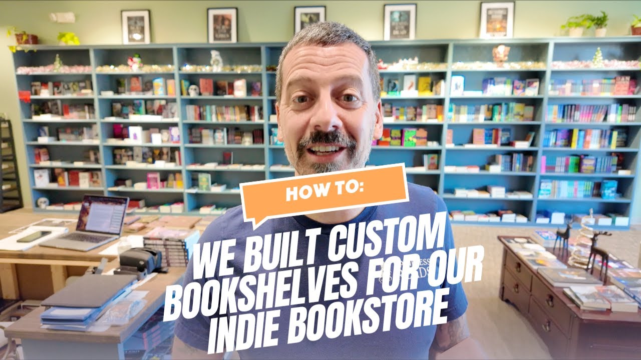 How We Built Custom Bookshelves for Our Indie Bookstore (Step-by-Step DIY)