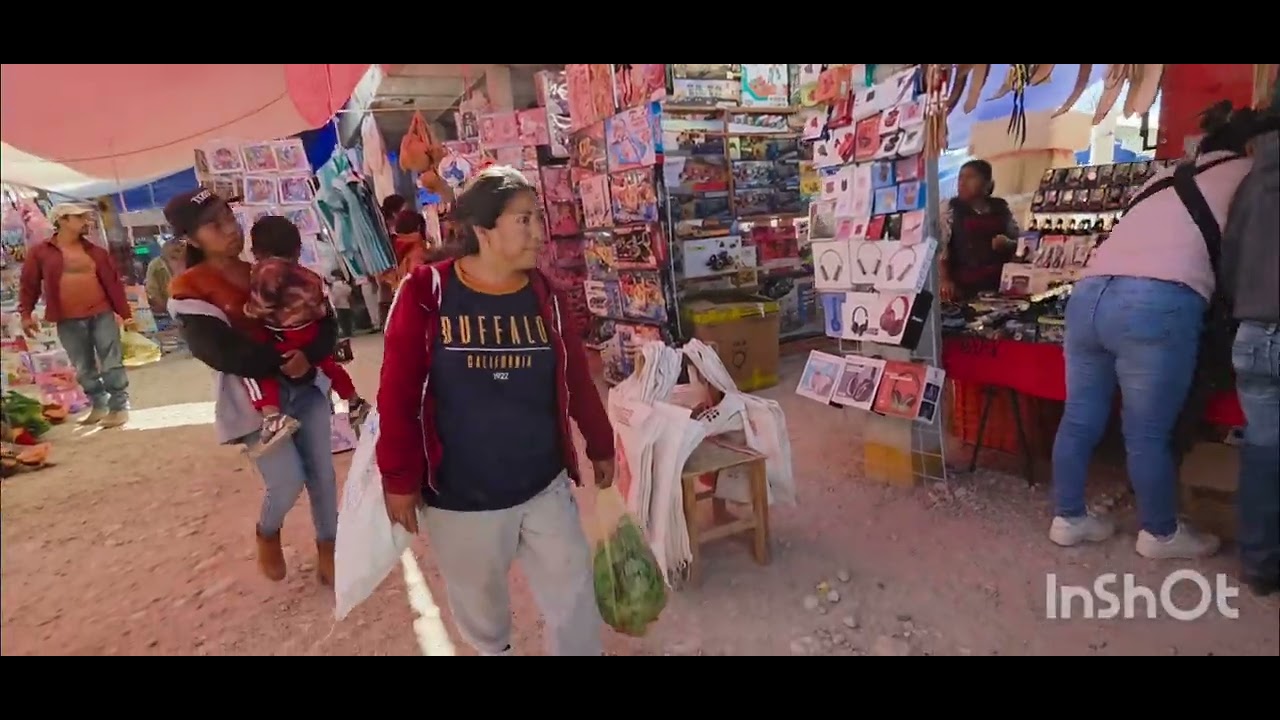 La plaza Moralillo serca de Tepexi De Rodriguez 23/12/2025