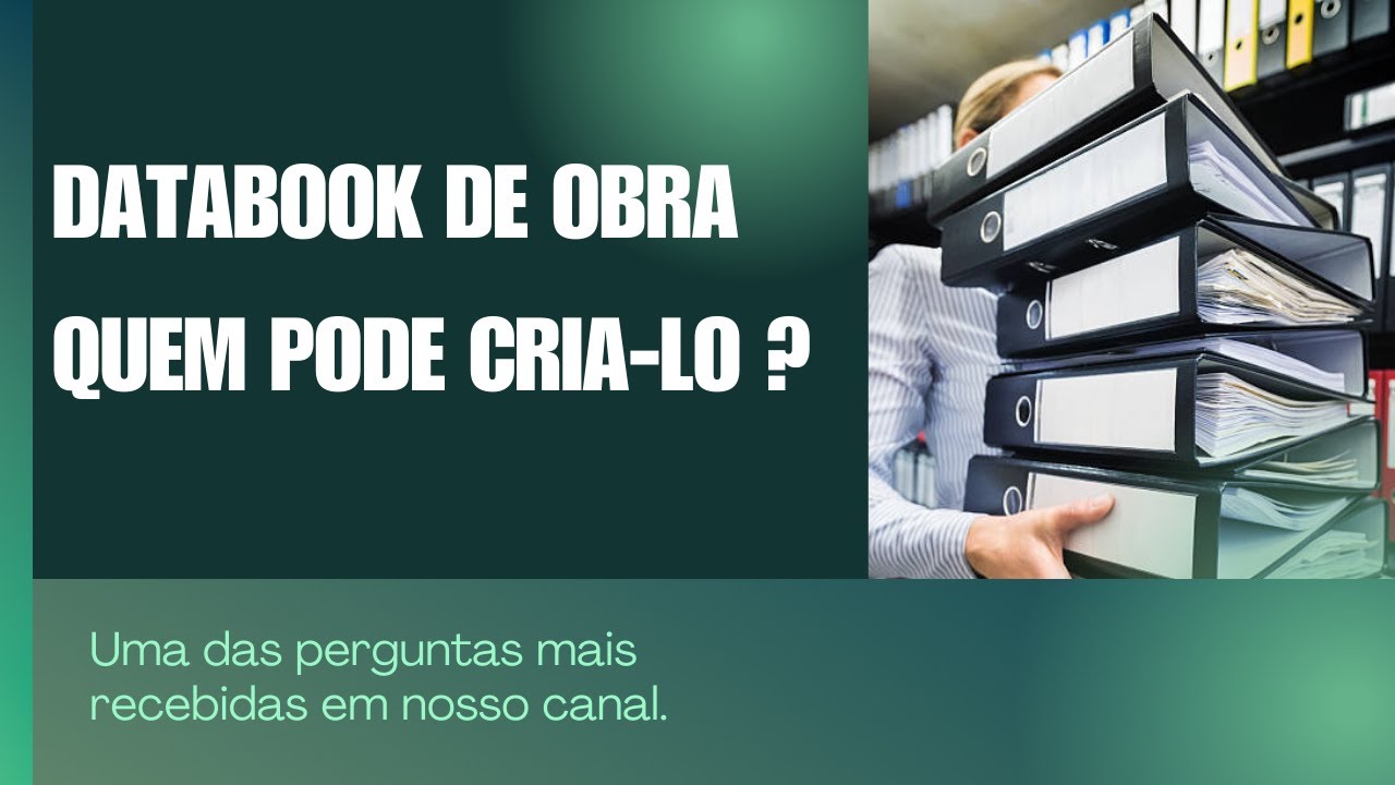 Databook de Obra, quem pode cria-lo?